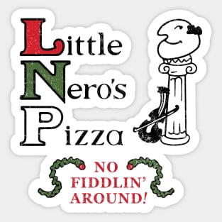 Little Nero's Pizza - Vintage logo Sticker